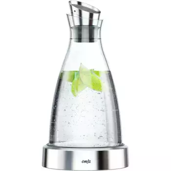 Графин Emsa «FLOW», 1,0 л, цвет transparent/edelstahlfarben