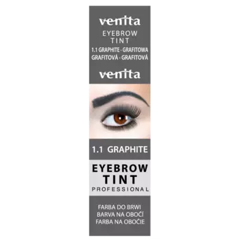 Графитовая хна для бровей Venita Eyebrow Tint, 1 шт.