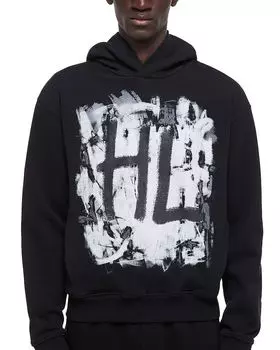 Графитовый худи Helmut Lang, черный