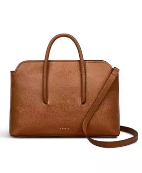 Grainger Way Medium Zip Top Grab Bag – средняя сумка с молнией сверху Radley London, коричневый