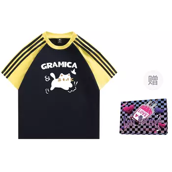 Gramica Футболка унисекс, Черно-белый