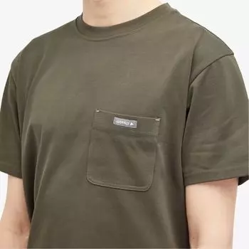 Gramicci x And Wander Футболка с принтом на спине, зеленый