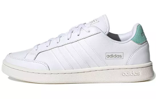 GRAND COURT Скейтбординговые туфли женские низкие белые/зеленые Adidas Neo