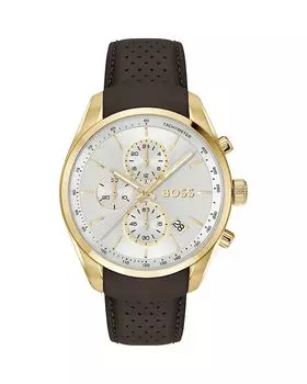 Grand Prix 44 Chronograph, 44 мм BOSS Hugo Boss, белый