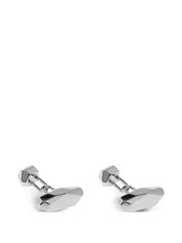 Граненые запонки Lanvin, серебяный