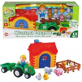 Granja Musical C/Трактор И Фигурки Inna marka