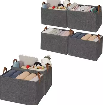 GRANNY SAYS Набор из 2 контейнеров для хранения в спальне и 4 контейнеров для хранения вещей для организации вещей