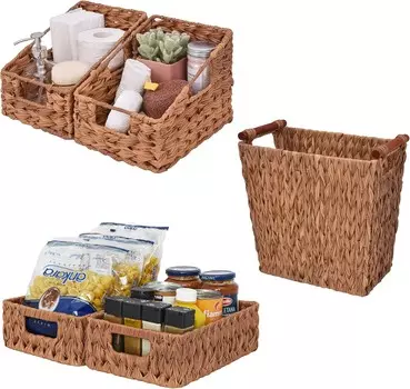 GRANNY SAYS Набор из 3 комплектов плетеных корзин для хранения вещей