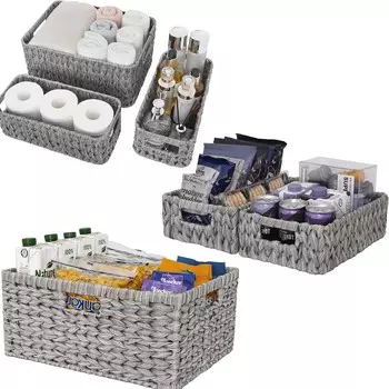 GRANNY SAYS Набор из 3 плетеных корзин для хранения вещей для спальни