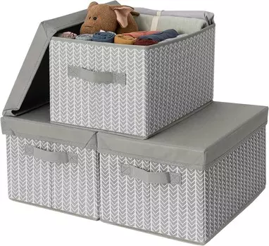 GRANNY SAYS Набор из 3 прямоугольных контейнеров для хранения и 3 контейнеров в форме трапеции