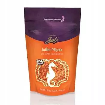 Гранулы твердого воска кораллового жемчуга для депиляции лица Italwax Solo Juillet niois Film Wax 100g –