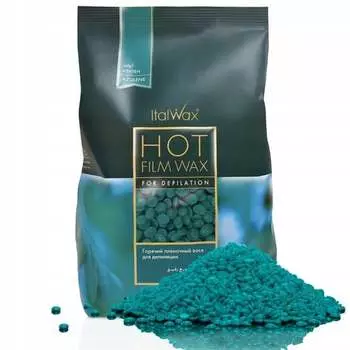 Гранулы воска твердого воска фильма Италвакс Азулен для упаковки удаления волос 300Г Эко Стриплесс, ItalWax