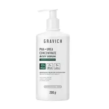 Gravich Сыворотка для тела PHA+Urea Concentrate 200 г, White