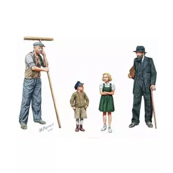 Гражданские лица – Западный регион, WWII Models - Civilians & Assorted (1:35) (Master Box)