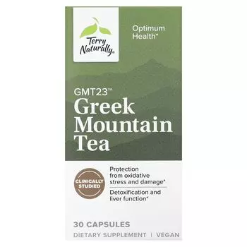 Греческий горный чай, 30 капсул Terry Naturally