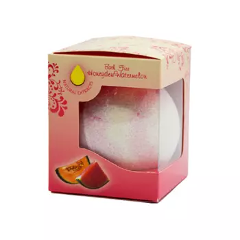 Green Garden Натуральная газированная бомба для ванны Honeydew&Watermelon, 195 г
