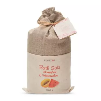 Green Garden Натуральная питательная соль для ванн Honeydew Арбуз, 1 кг