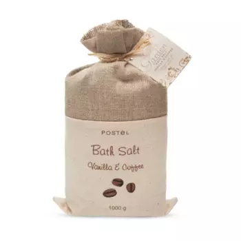 Green Garden натуральная питательная соль для ванн Vanilla&Coffee, 1 кг