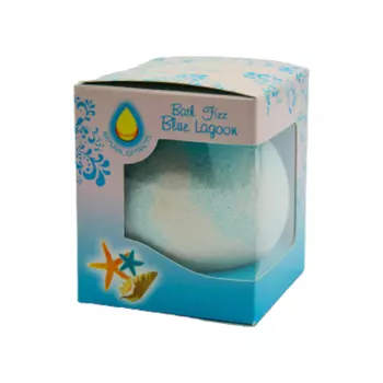 Green Garden Натуральная шипучая бомбочка для ванны Blue Lagoon, 195 г