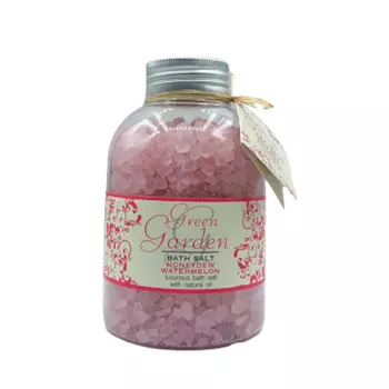 Green Garden Натуральная соль для ванн Honeydew&Арбуз, 600 г