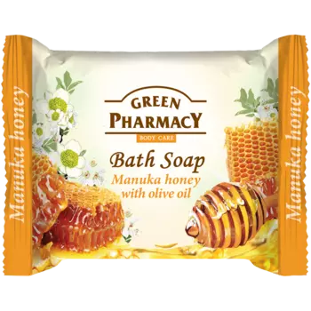 Green Pharmacy мыло твердое с медом и маслом, 100 г