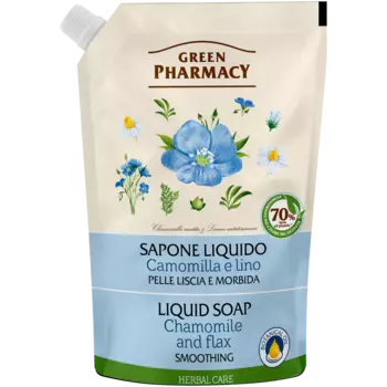 Green Pharmacy запас жидкого мыла с ромашкой, 460 мл