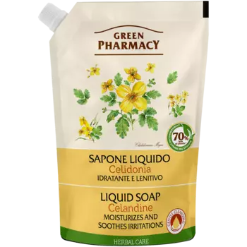 Green Pharmacy жидкое мыло с чистотелом, 460 мл