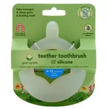 Green Sprouts Зубная щетка-прорезыватель 6-12 месяцев 1 шт