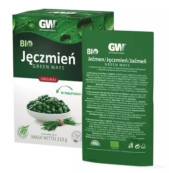 Green Ways, Таблетки BIO Barley, Биологически активная добавка, 210г Inna Marka