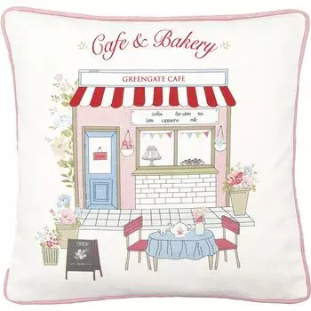 Greengate Josefina Cafe Белый чехол на подушку 40 x 40 см
