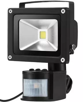 Greenmigo 10 Вт светодиодная лампа PIR датчик движения охранная стена чистый белый светодиодный водонепроницаемый, черный