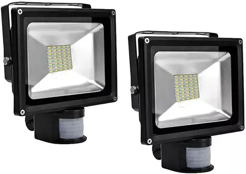 Greenmigo 2x 30W SMD прожекторы с детектором движения Светодиодные прожекторы теплый белый теплый белый свет IP65 водонепроницаемый светодиодный светильник настенный бра прожектор заливающее освещение светодиодный садовый светильник уличная стал...