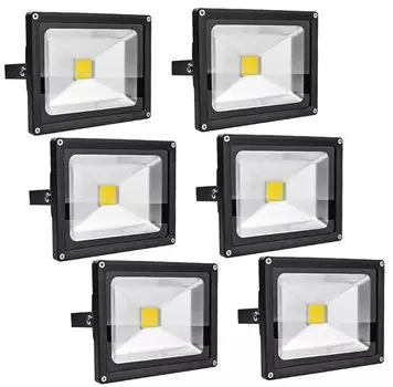 Greenmigo 6x20 Вт прожектор холодный белый алюминиевый корпус IP65 водонепроницаемый светодиодный светильник настенный светильник прожектор прожектор светодиодный садовый светильник уличный стальной