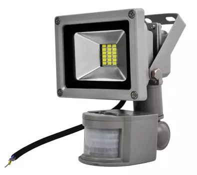 Greenmigo уличный прожектор 20 Вт светодиодный прожектор с детектором движения прожектор настенный прожектор алюминий IP65 водонепроницаемый 6000K холодный белый, серебро