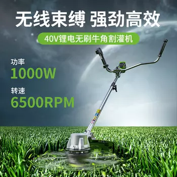Greenworks 40 В кусторез газонокосилка аккумуляторная мощная электрическая триммер газонокосилка 5 Ач одинарная электрическая
