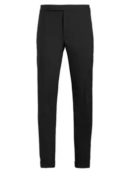 Грег Шерстяные Брюки Ralph Lauren Purple Label, черный