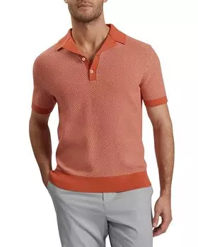 Грегри Поло с мелкой вязкой Ted Baker, красный