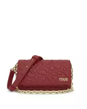 Greta Audree маленькая кожаная сумка-трансформер через плечо Tous, красный