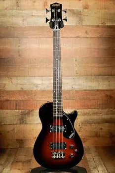 Gretsch G2220 Electromatic Junior Jet Bass II, короткая мензура, накладка на гриф из черного ореха, табачные солнечные лучи G2220 Electromatic? Junior Jet? Bass II Short-Scale, Black Wa...