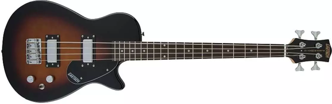 Gretsch G2220 Junior Jet Bass II 4-струнная электрическая бас-гитара с короткой мензурой - Burst G2220EMTCJRJETBASSIISunburst