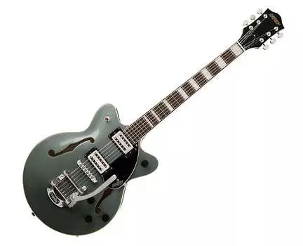 Gretsch G2655T Streamliner Center Block Jr. Double Cut с Bigsby — Stirling Green с Laurel FB G2655T Streamliner Center Block Jr. Double-Cut with Bigsby - w/ Laurel FB