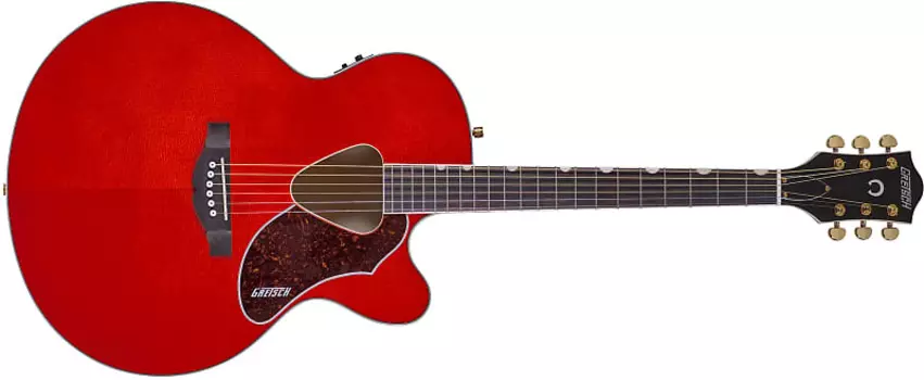 Gretsch G5022CE Rancher Jumbo Cutaway Electric, накладка на гриф из палисандра, система звукоснимателей Fishman, Savannah Sunset Gretsch G5022CE Rancher Jumbo Cutaway Electric, Fingerboard, Fishman Pickup System, Sunset
