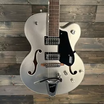 Gretsch G5420T Electromatic Classic Hollow Body SC с Bigsby — Airline Silver GT Electromatic Classic Hollow Body SC wBigsby Airline Silver
