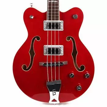 Gretsch G5442BDC Electromatic Hollow Body Short Scale Bass Trans Red