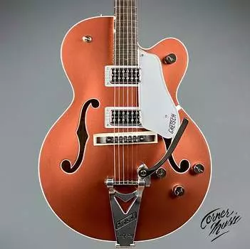 Gretsch G6118T Players Edition Anniversary 2022 Two-Tone Copper Metallic/Sahara Metallic