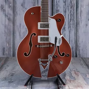 Gretsch G6118T Players Edition Anniversary Hollowbody W/String-Thru Bigsby, двухцветный медный металлик G6118T Players Edition Anniversary Hollowbody W/ String-Thru Bigsby, Two-Tone Copper Metallic/