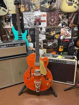 Gretsch G6120T-59 Vintage Select '59 Chet Atkins Hollow Body с Bigsby G6120T-59 Vintage Select '59 Chet Atkins Hollow Body with Bigsby