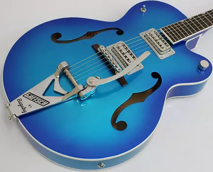 Gretsch G6120T-HR Brian Setzer Hot Rod Hollow Body с Bigsby, Candy Blue Burst