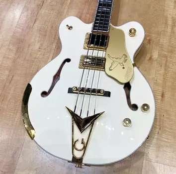 Gretsch G6136B-TP-AWT Tom Petersson Signature Falcon 2021 Aged White 4-струнный бас