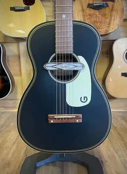 Gretsch G9520E Gin Rickey Акустическая гитара с электроникой - Smokestack Black Taylor G9520E Gin Rickey Acoustic Guitar with Electronics